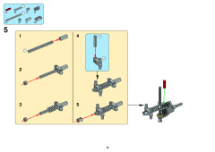 LEGO 8258 instructions page 13 – build guide